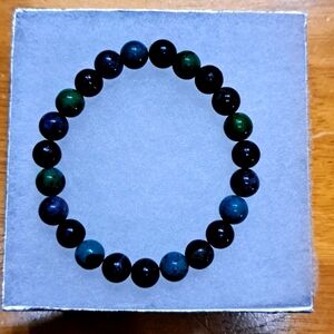 Sodalite & Chrysocolla Stone Bracelet